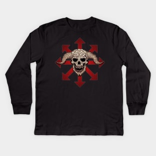 Chaos Skull - Azhmodai 2018 Kids Long Sleeve T-Shirt